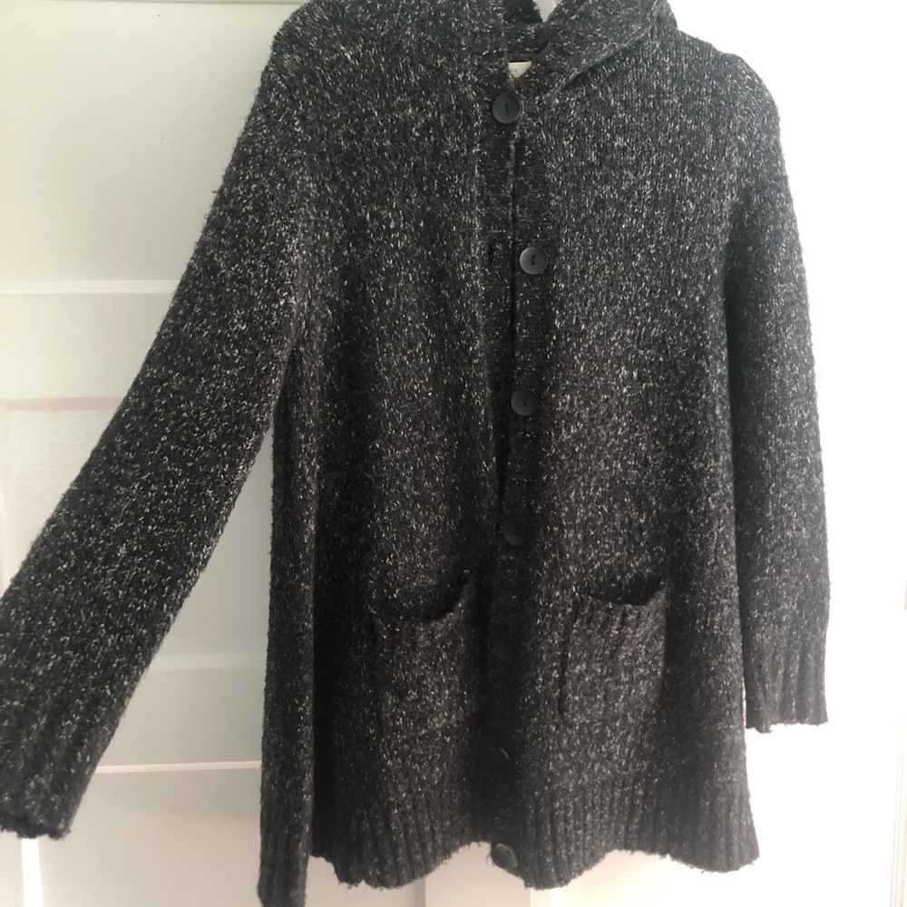 Long hoodie sweater